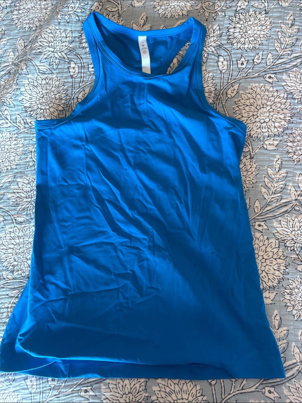 lululemon athletica Bright Blue Racerback Tank